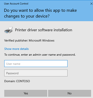 allow users to install printer drivers