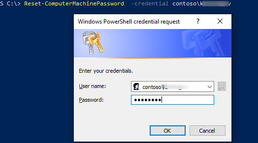 fix domain trust relationship powershell