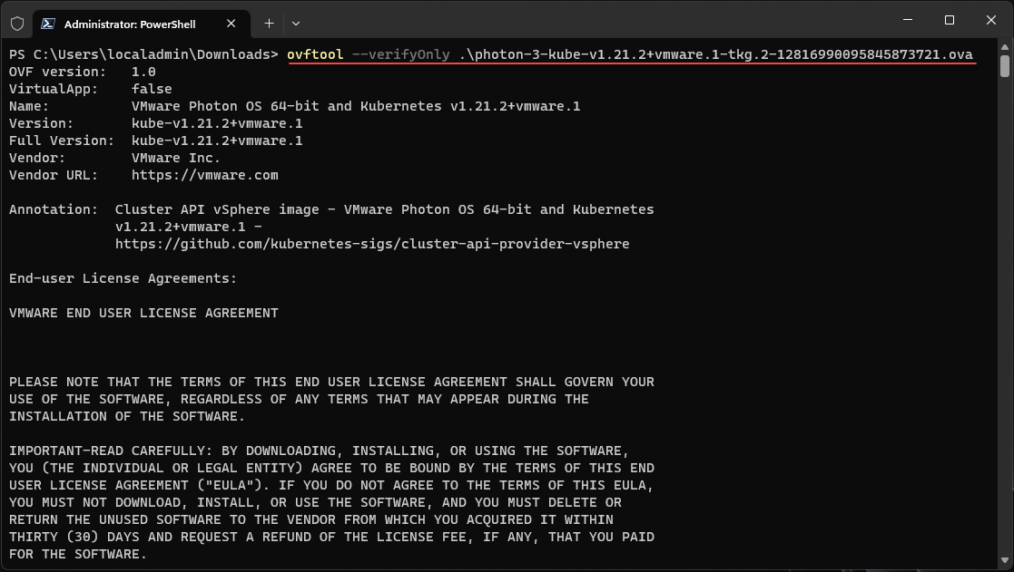 export vm to ovf