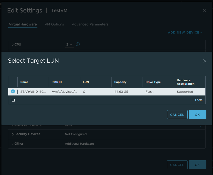 esxi rdm