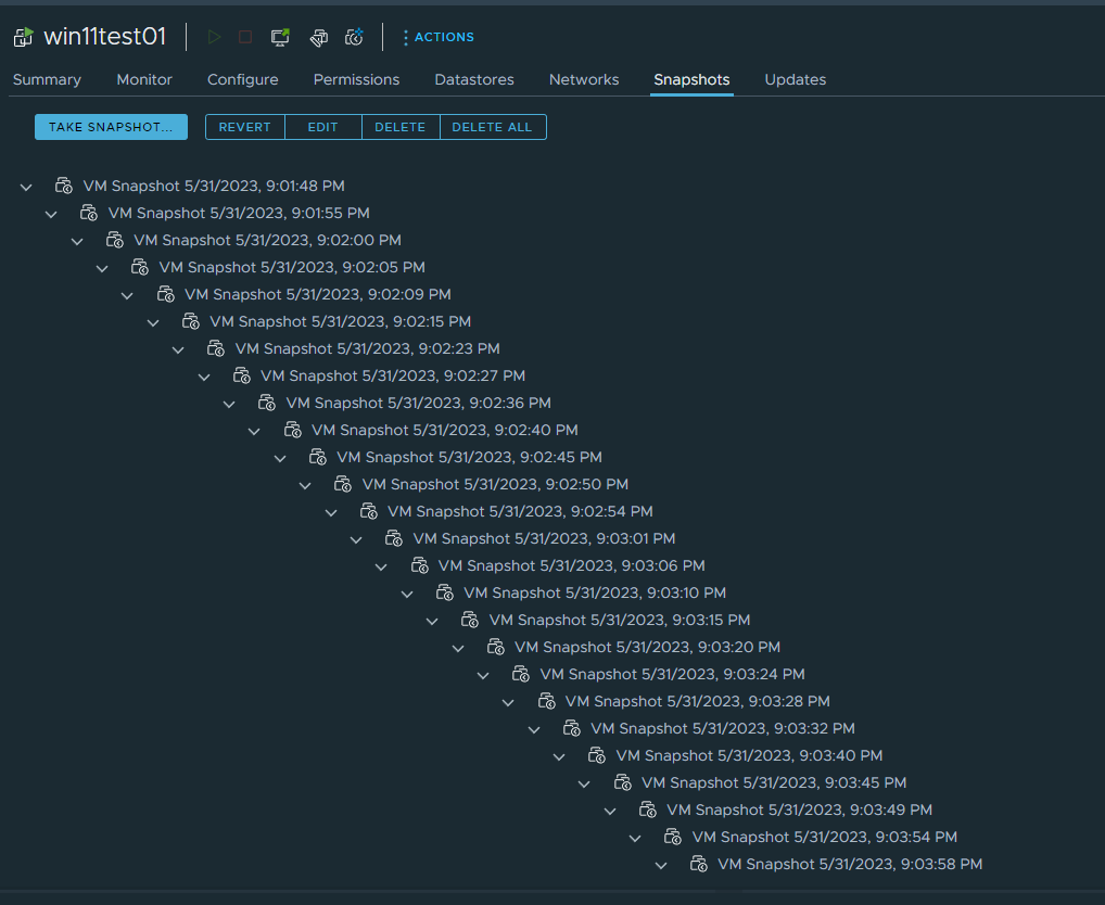 virtual machine consolidation needed status