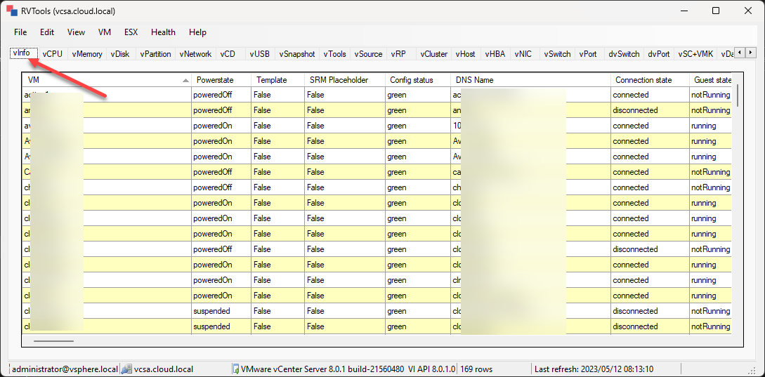 robware rvtools