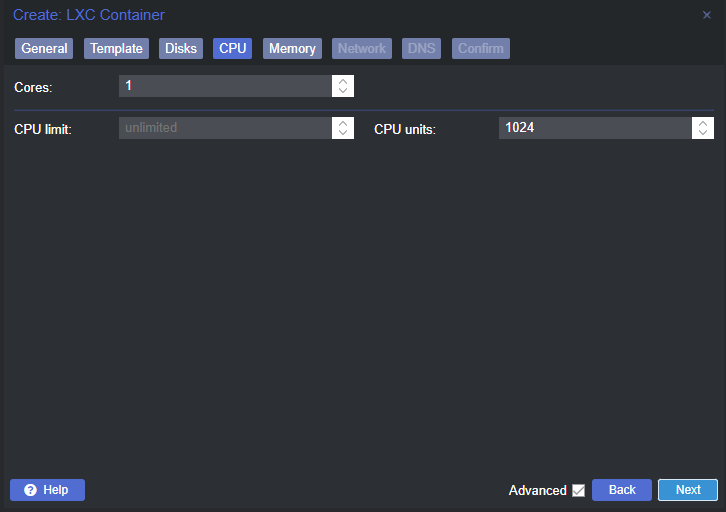 proxmox docker lxc