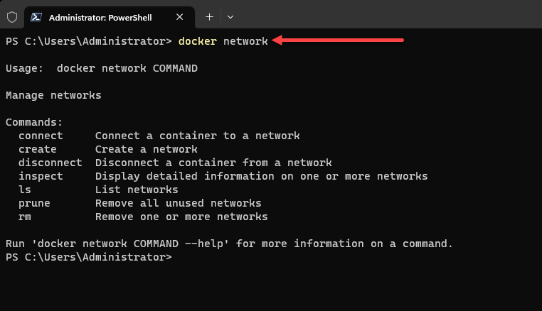 docker network