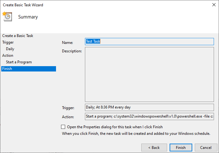 run powershell from task scheduler