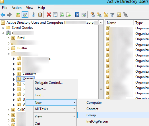 types of groups in active directory
