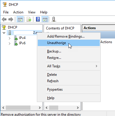 migrating dhcp to new server