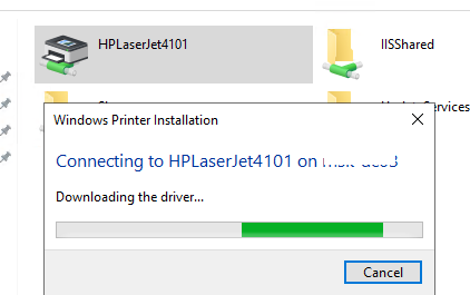 gpo allow printer driver install