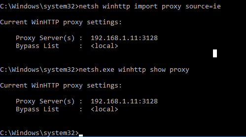 set proxy via gpo