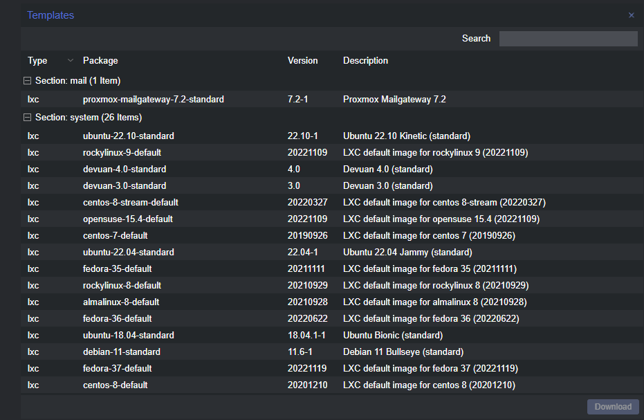 lxc docker proxmox