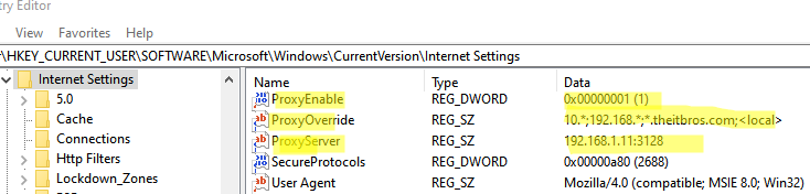 gpedit proxy settings