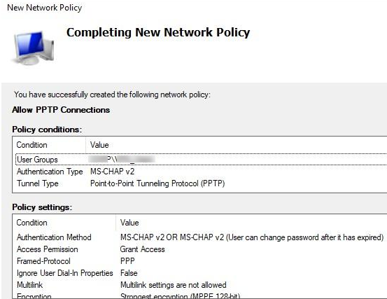 radius server windows server