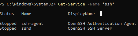 ssh into windows computer