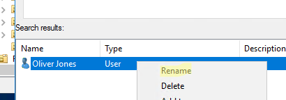 change username in active directory