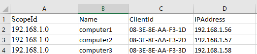 windows dhcp server reservation