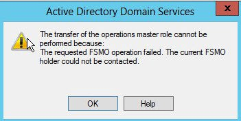 powershell move fsmo roles