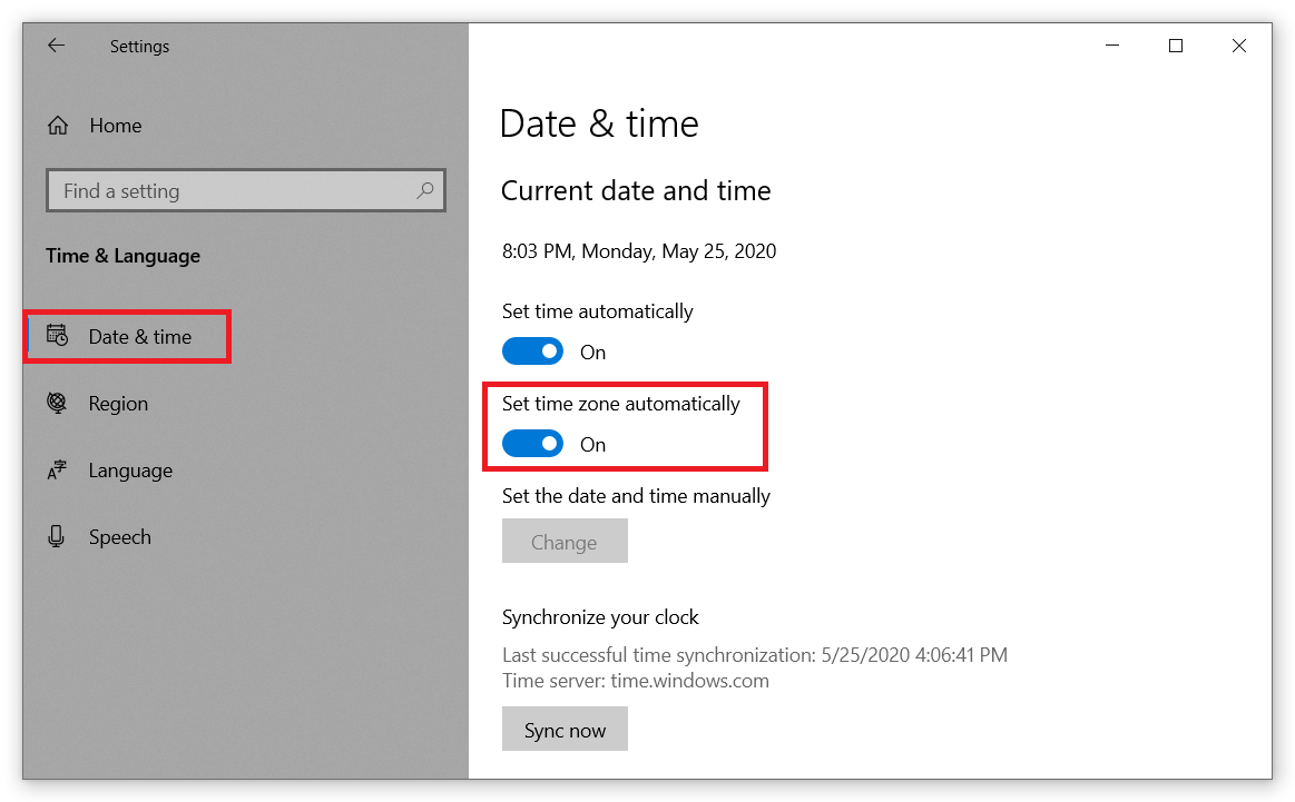 does outlook adjust for time zones
