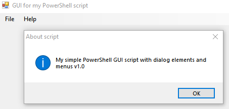 powershell create gui