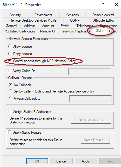 radius server windows 2019