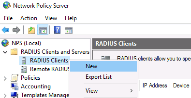 windows server radius setup