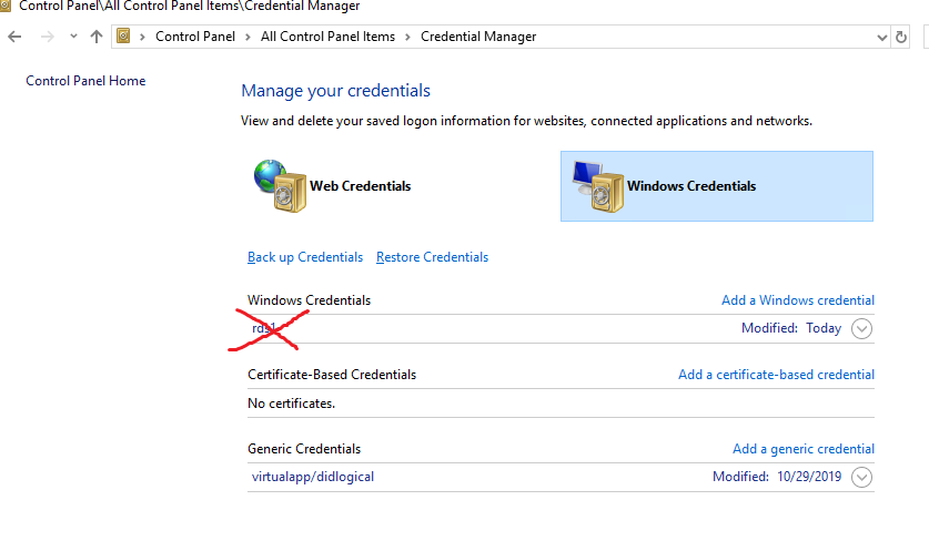 the servers authentication policy does not allow saved credentials
