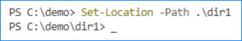 set location powershell