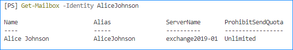 get-mailbox powershell