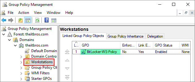 bitlocker active directory