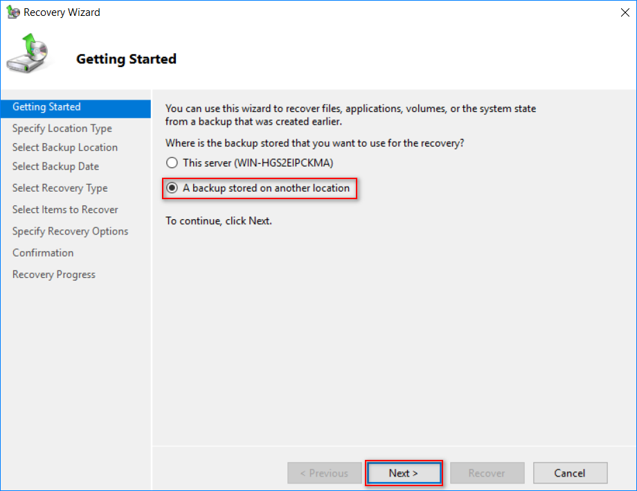 restore a domain controller from backup