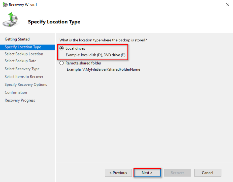 restoring a domain controller from backup