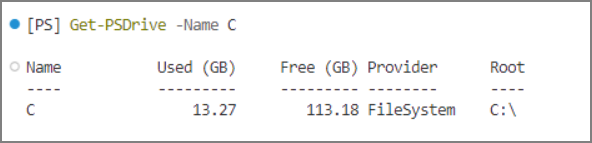 Check Free Disk Space on Specific Drives