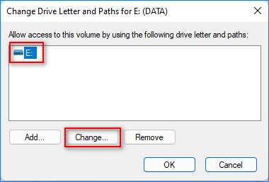 change drive letter disk management