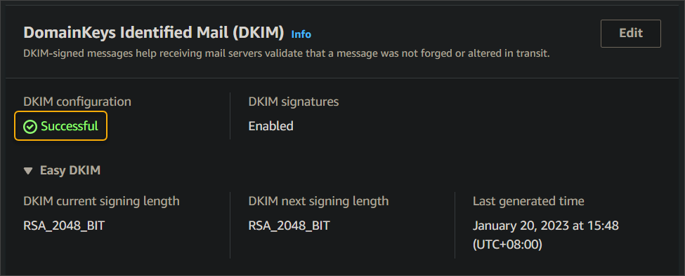 amazon ses smtp relay