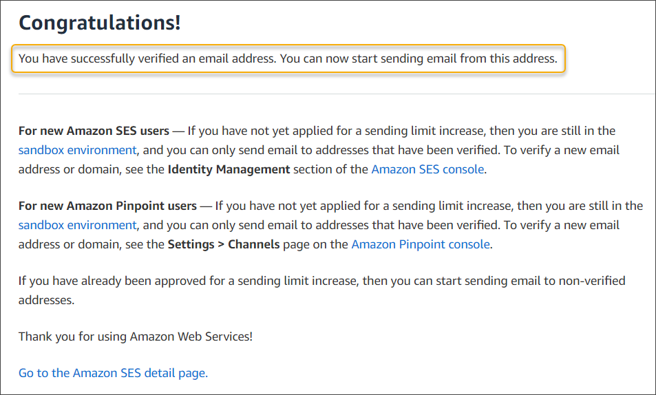 aws ses as smtp relay