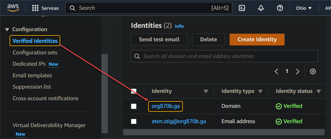 using aws ses as smtp relay