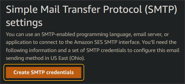 use amazon ses as smtp relay mail