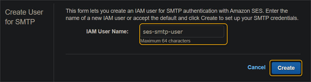 amazon ses as smtp relay send test mail