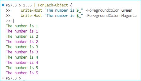 powershell return value from function