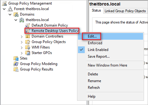 how to add user to remote desktop group