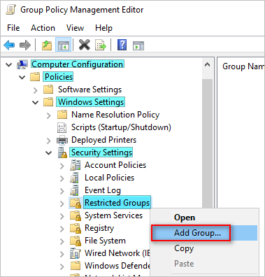 group policy allow remote desktop users