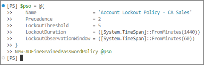 account lockout group policy