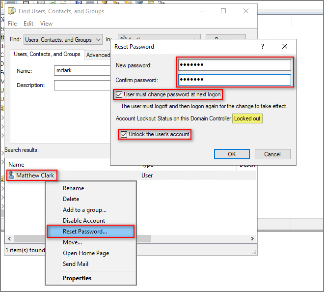 account lockout policy active directory