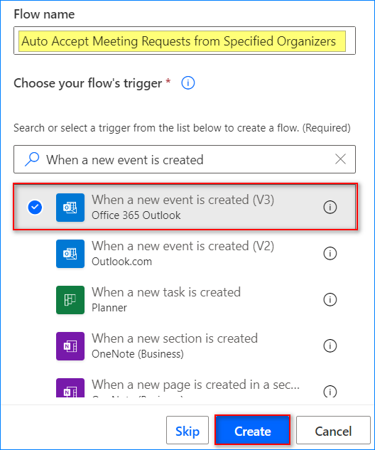 outlook automatically accept calendar invites