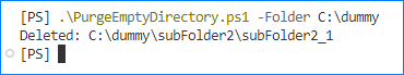 for each folder in directory powershell