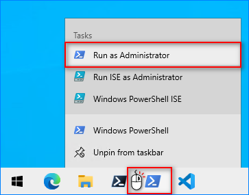 powershell script run as administrator