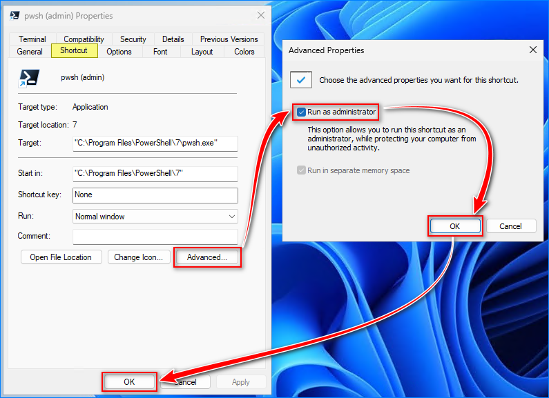 powershell run script as administrator