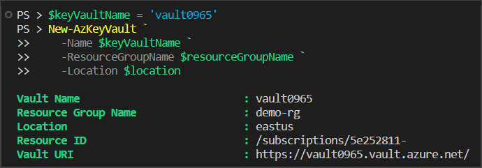 azure key vault update secret value