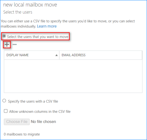 exchange move mailbox to another database