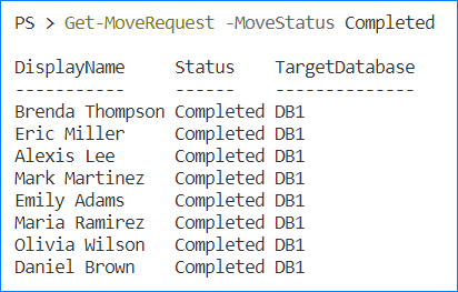 how to move mailbox from one database to another