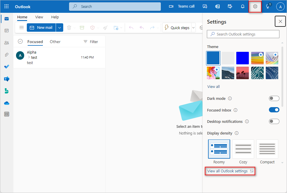 office 365 outlook archive